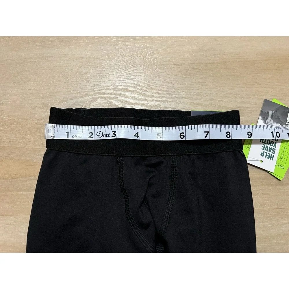 NWT DSG Youth 3/4 Compression Tight Fit Base Layer Pure White Size XXS Polyester